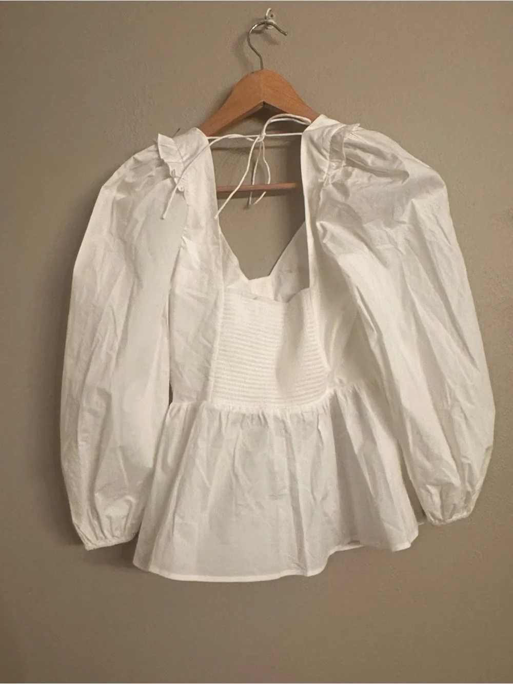 HILL HOUSE Juliet Sweetheart Peplum Blouse
